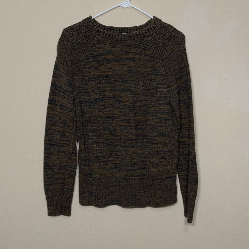 H&M Sweater Pullover Green Cotton Men sz M